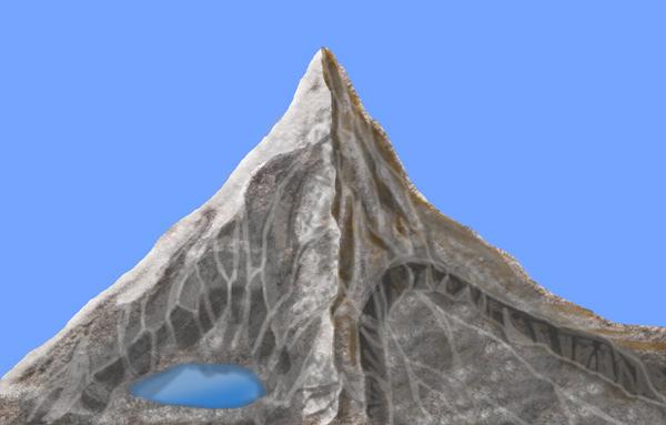 Formation of a pyramidal peak arête Pyramidal peaks are formed when