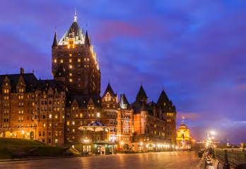 Social Activities Street Festival Quebec Style Welcome Dinner Fairmont Le Chateau Frontenac Wednesday, July 19 Strolling the streets of Old