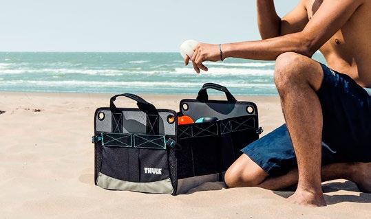 Thule storage solutions Tidy up with clever bags Space is always too tight - therefore a flexible storage is mandatory.