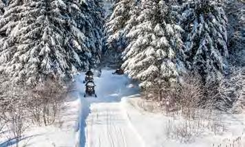 snowmobilers. Our wide, well-groomed trails are known around the globe.