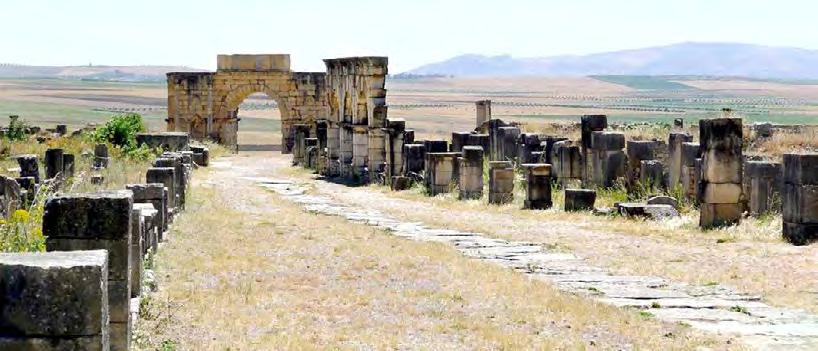 Volubilis The ancient capital of the Kingdom of Mauritania, Volubilis was the Roman Empire s most remote outpost in North Africa, their conquering legions unable to subdue the Berber tribes of the