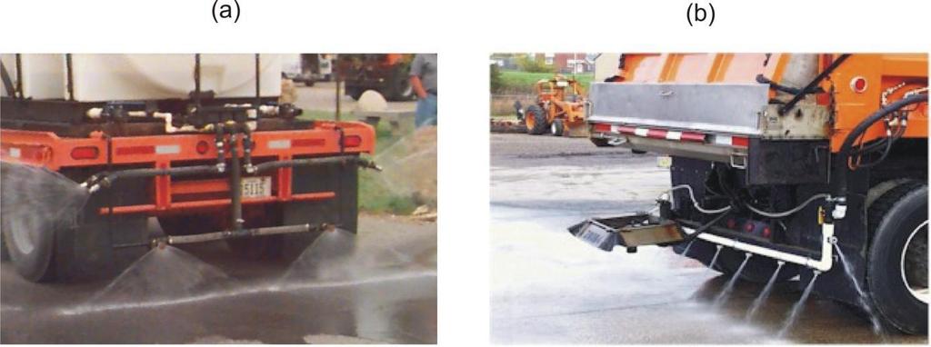 Zato se brizganje raztopin soli uporablja predvsem za preprečevanje poledice, ko so ceste suhe ali vlažne.