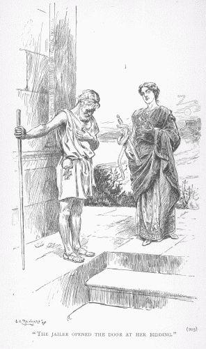 THE JAILER OPENED THE DOOR AT HER BIDDING Theseus thanked the beautiful princess and promised her again that if he