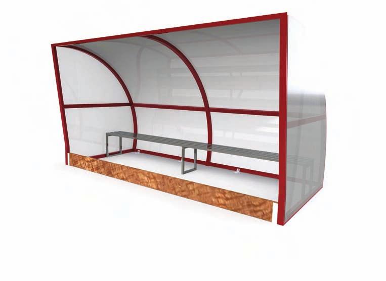 Rocklyn can offer complementary bench seating products to suit the dugout, and can supply the product polyester powdercoated (PPC) to a specific RAL code.