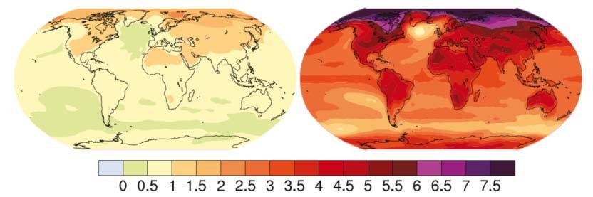 CC compared to 1980 1999 IPCC