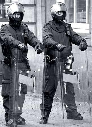 The Armadillo Interlocking Riot Shields Designed and manufactured by Civil Defence Supply Ltd in 1985, the Armadillo Interlocking Riot Shield was designed specifically
