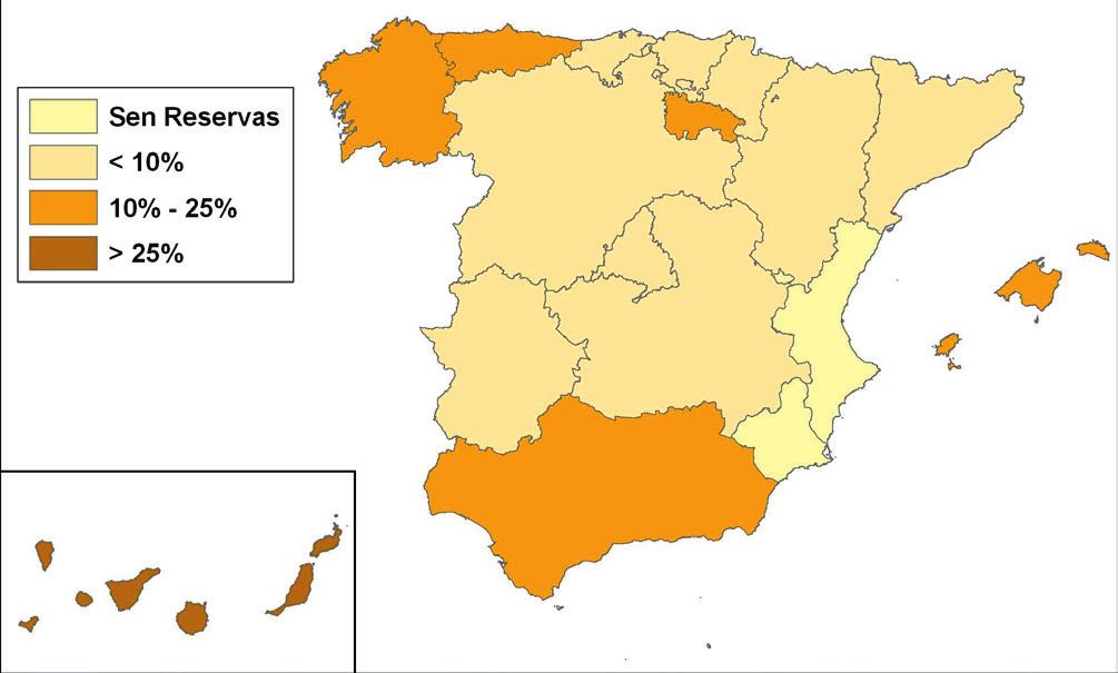 19 Dentro do territorio español, a Comunidade Autónoma de Galicia xoga un papel importante no desenvolvemento da Rede de Reservas de Biosfera Españolas, tanto no que respecta á superficie como á
