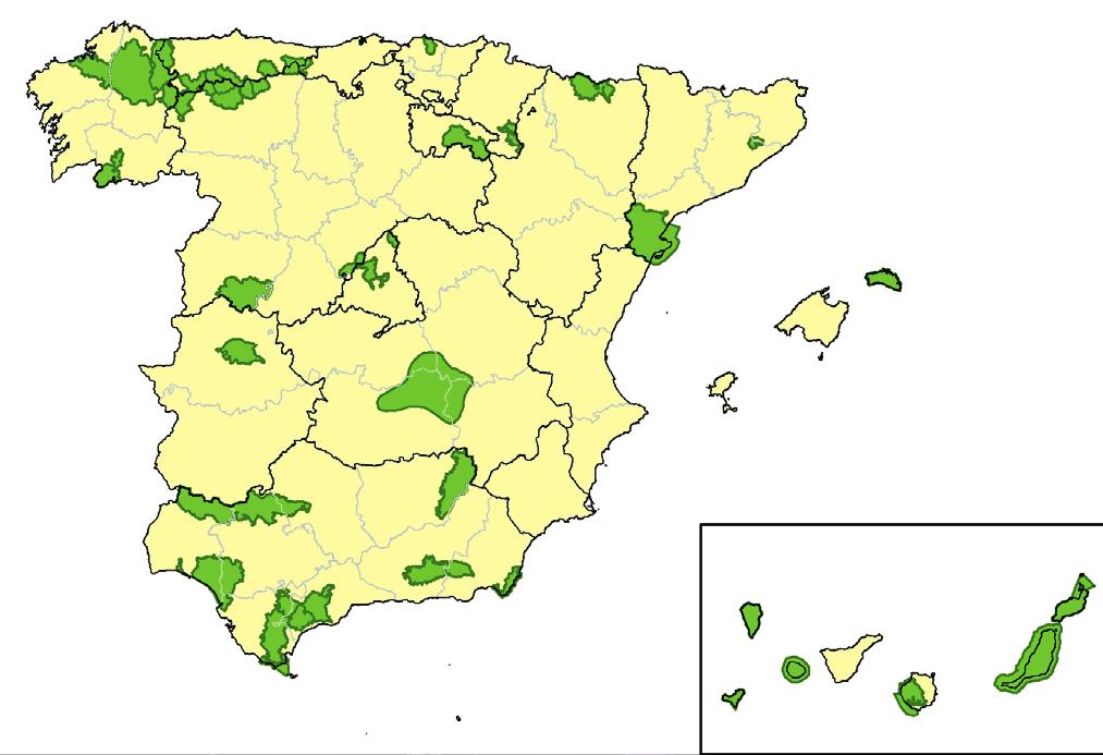 No tocante á superficie incluída (Táboa 3), as Reservas de Biosfera son en Galicia a figura de áreas protexidas que maior promoción recibiron no territorio, con máis de 726.