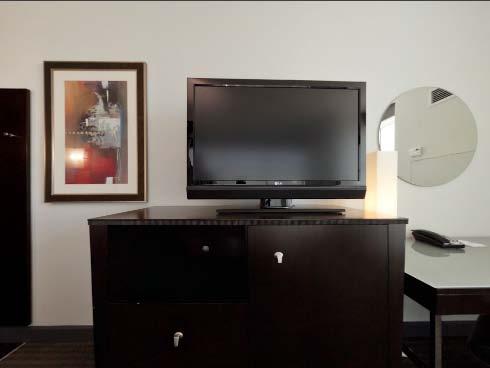 The rooms at the Crowne Plaza do not have Wii or Play Station game devices.
