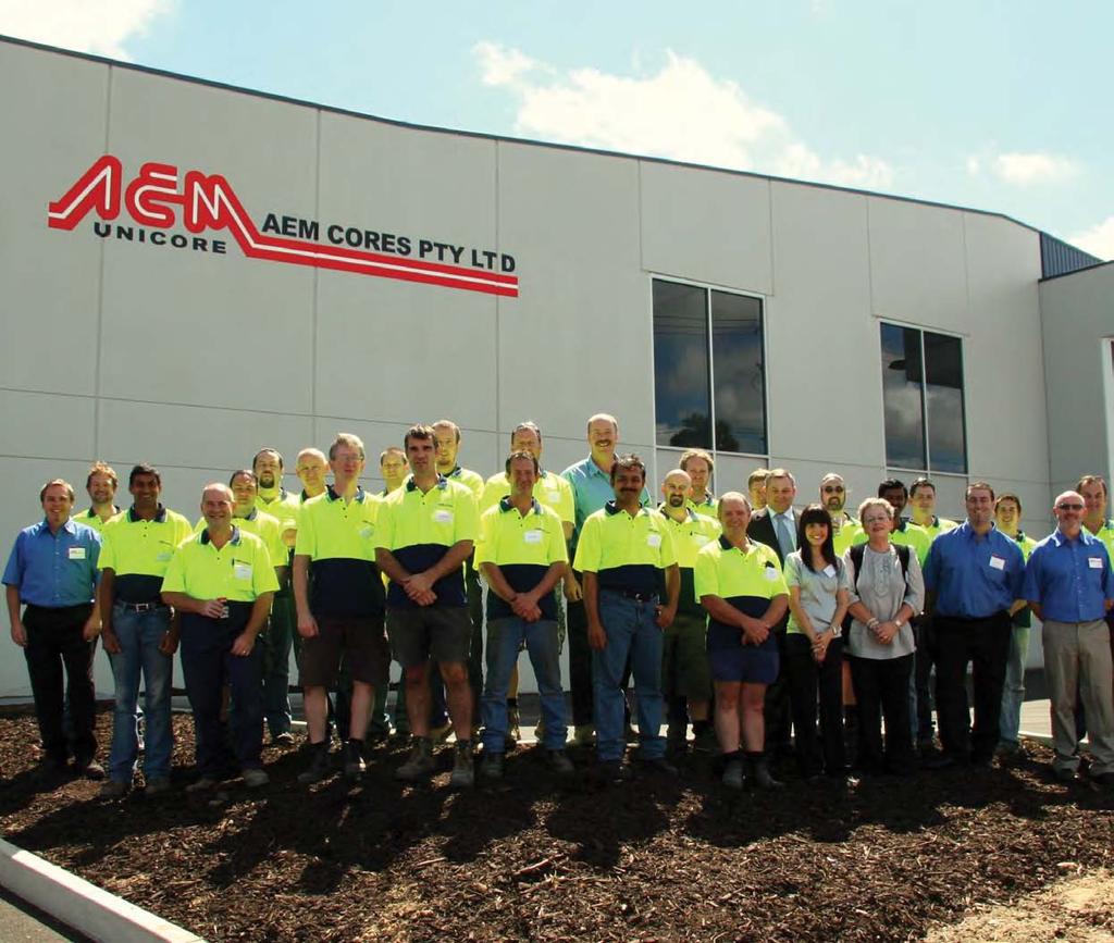 Case study: AEM Cores Pty Ltd AEM Cores Pty Ltd was established over 50 years ago, manufacturing welders and later transformer parts for the Australian market.