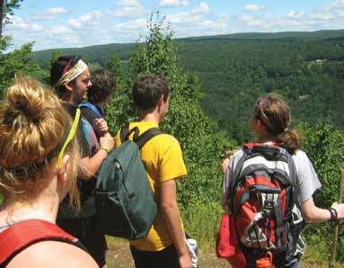 DELAWARE WATER GAP TRIP 2-week trips, Campers entering grades 9-11 Campers learn adventure travel, first aid, and leadership skills in their own rustic village on the