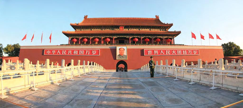 Today, visit Tiananmen Square, the second largest public square in the world, and the Forbidden City, the Chinese imperial palace from the Ming to Qing dynasty.