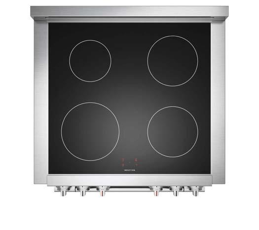 COOKING SURFACE INDUCTION The Sofia induction range features powerful EGO induction protected by an elegant ceramic glass surface.