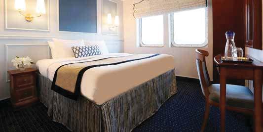 LUXURY STATEROOMS PROGRAM INCLUSIONS: 14-night voyage aboard the 202-guest M/V Victory I Select complimentary expert-led shore excursions daily All onboard meals and select beverages including