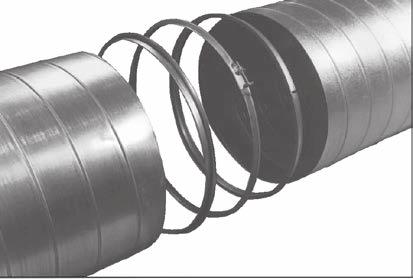 SPIRALMATE ROUND DUCT CONNECTOR SYSTEM SMALL PROFILE 10" 38" 715610 14010 10" Spiralmate Galvanized Ring 1 715612 14012 12" Spiralmate Galvanized Ring 1 715614 14014 14" Spiralmate Galvanized Ring 1