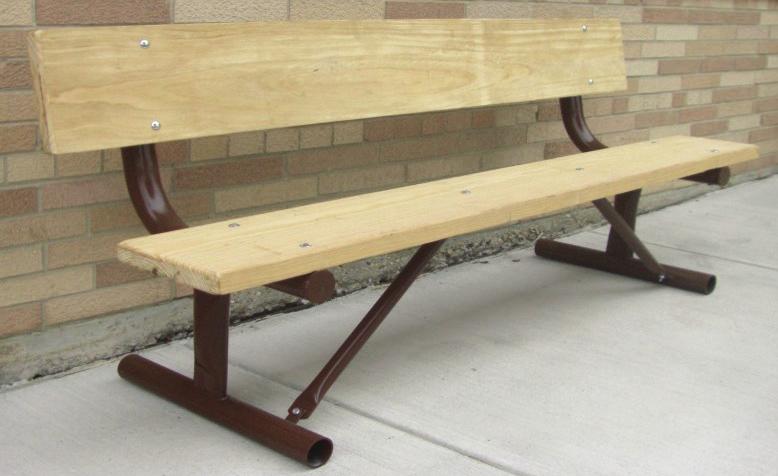 Gerber s Park Benches When you purchase Gerber s bench frame you receive two one-piece welded end frames, all neccessary braces, fasteners and directions for easy assembly.