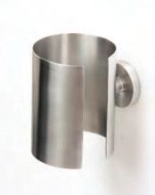 Stainless Steel Hair Dryer Holder Concealed mount backplate Can hold hair dryer in variety of positions Material: Stainless Steel