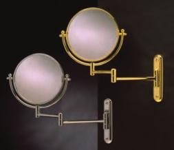 02-D85919PB Polished Brass 10 pcs Vanity Mirror Material: Plated Steel Dimensions: 14in H x 7in Diameter Mirror (5 ¾ in Diameter Base) Weight: 2lbs Model # Finish Case QTY 02-D1050