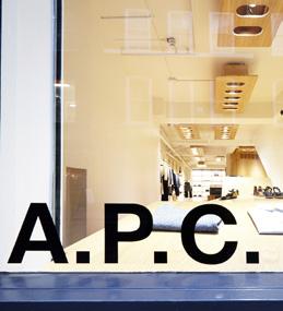Lexington Street and Wardour Street. Soho retailers in the vicinity include A.P.C.