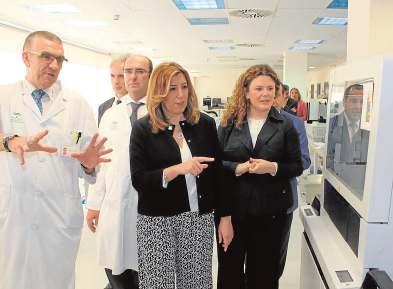 12 NEWS Ronda s new hospital will be fully open for business by early April Susana Díaz was present to officially open the new hospital after a long process which began in 2008 and was held up by the