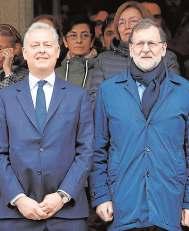 Rajoy echoed the sentiments of Spain s foreign minister, Alfonso Dastis, who, speaking to journalists at a ministerial meeting held in Washington for the coalition led by the United States against