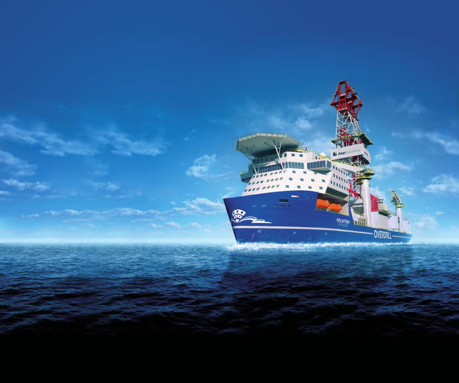 DESIGNED TO Fincantieri Offshore mission and values find their highest expression in the OVERDRILL.