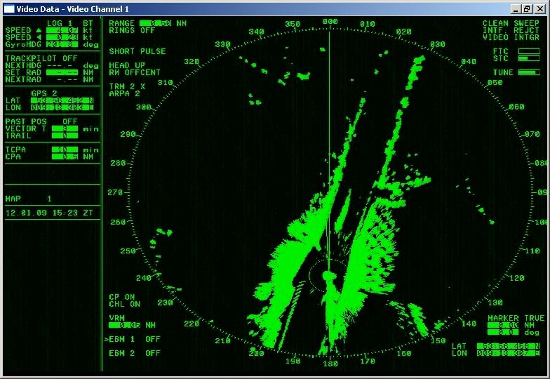 Figure 16: Radar image of the
