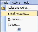 Promjena smtp postavki mail klijenta na veê postojeêem raëunu (accountu) - upute za Microsoft Outlook Ako prelazite na uslugu amis 2u1, a veê imate kreiran mail raëun kod drugog internet