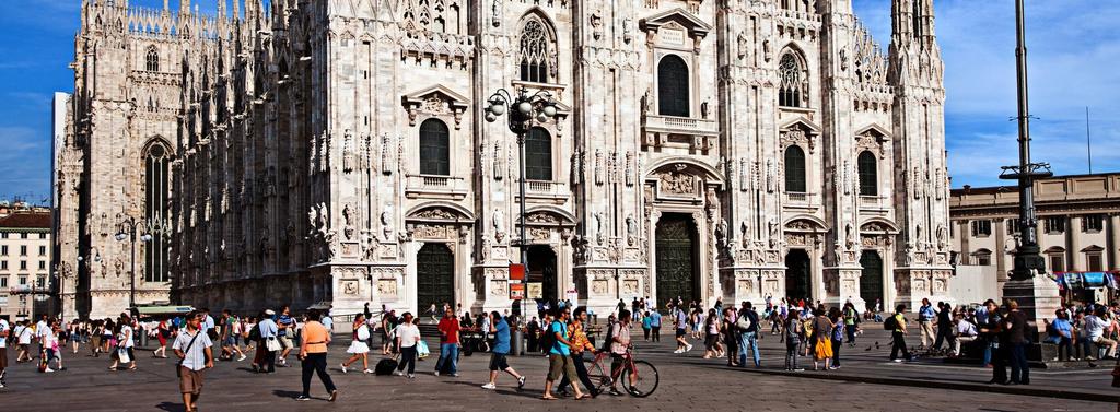 In the morning you ll enjoy a guided tour of the city highlights including Castello Sforzesco, the beautiful gothic cathedral the Duomo, the Galleria Vittorio Emanuele and the world famous opera