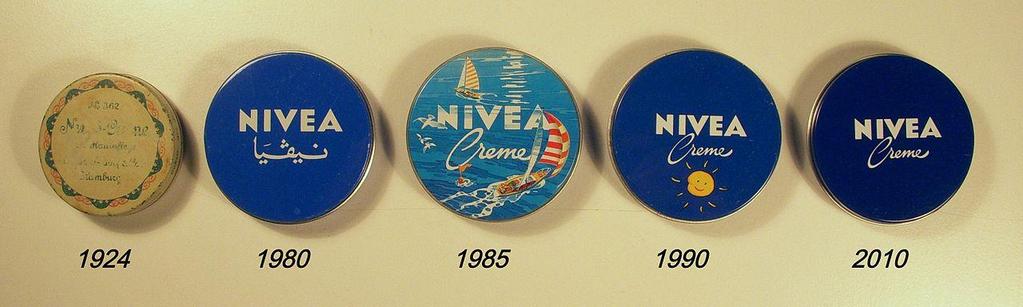 Jedan od najpopularnijih i najprepoznatljivijih brandova današnjice svakako je Nivea. [8] Na Nivea logotipu moţe se vidjeti prepoznatljiva plava boja te bijeli bezserifni font (slika 15).