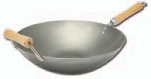 CLASSIC SERIES XYLAN NONSTICK COOKWARE Quality 1.5 mm gauge carbon steel body with Xylan nonstick interior coating.