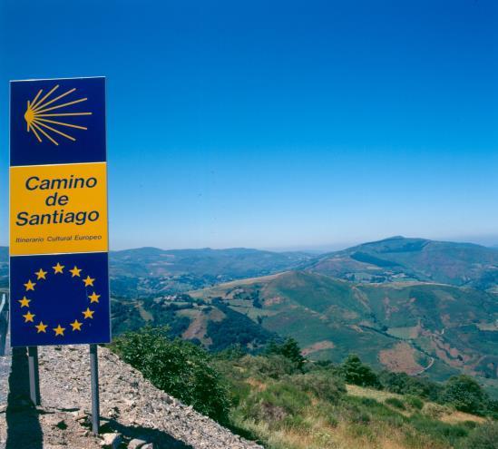 were carried along the route to the city of Santiago de Compostela.