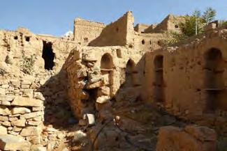 The adobe ruins of the old town comprise some quite well preserved houses, one of