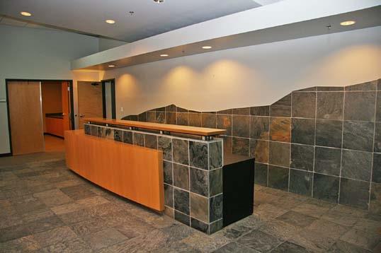 f o r L e a se Suite 105 OPEN + /- 6,728 sf Lobby with Upgrade Improvements 12 Offices Open Bull Pen Large