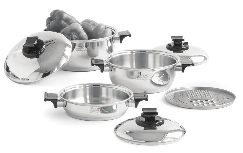 Chef II Set (7 pcs.) The Chef II Set pieces combine to make useful cooking combinations. It s like having 19 different utensils. 7 piece set includes: 1.