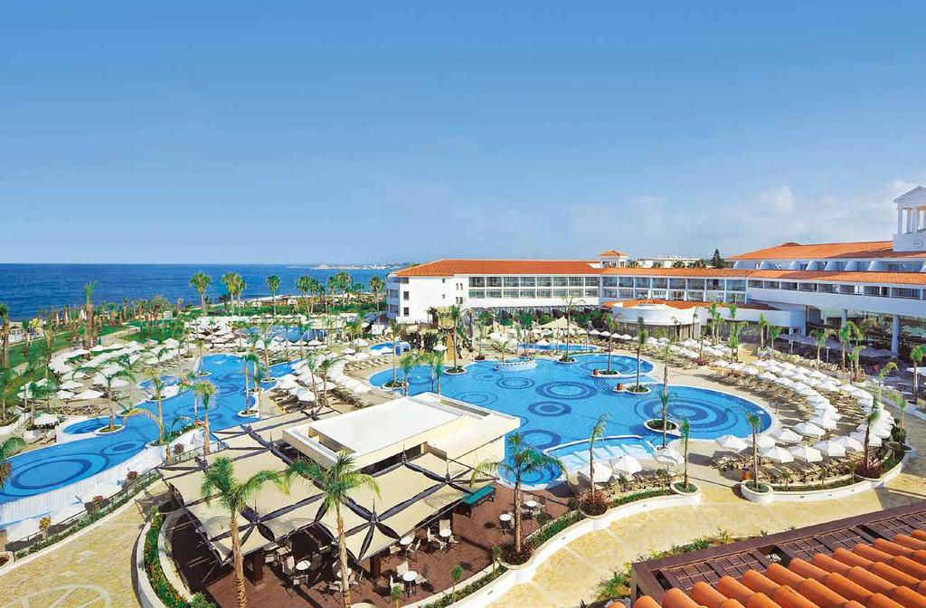 THE RESORT OLYMPIC LAGOON RESORT PAPHOS A unique concept of luxury all-inclusive pleasure Launched in 2015 with remarkable success, the Olympic Lagoon Resort in Paphos takes the pioneering concept of