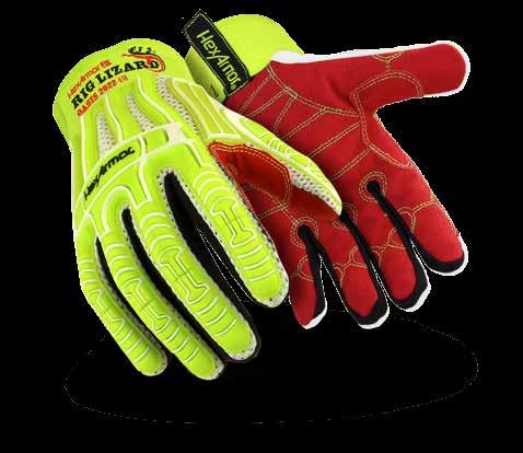 2022 Rig Lizard Oasis Advanced HexVent nylon allows for a breathable heat-release system IR-X Impact Exoskeleton with high-flex design Additional IR-X guard between thumb and index finger Durable