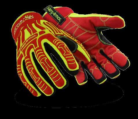 D703,389 Available in sizes 7/S through 12/3XL CUT: 3 4243 Impact Protection TP-X Technology 2023 Rig Lizard Arctic IR-X Impact Exoskeleton with high-flex design Additional IR-X guard between thumb