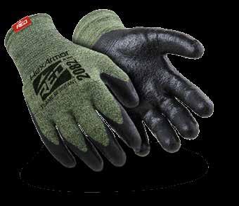 2082 2000 Series Flame Resistant Flame-resistant 13-gauge Kevlar and wool blend shell provides exceptional dexterity and feel FR-compliant palm coating Hazard risk category HRC 1 arc flash protection