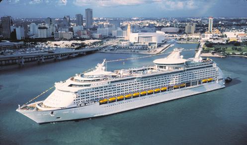 VY Voyager of the Seas Australasia s first megaliner is longer that three football pitches and has 13 decks of WOW, Her current features include the Royal Promenade, a boulevard of shops and cafes, a