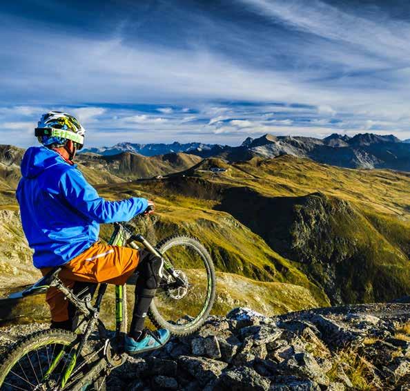 All-mountain Mtb Michele Galli Carosello 3000 offers a network of trails for mountain-bike enthusiasts.