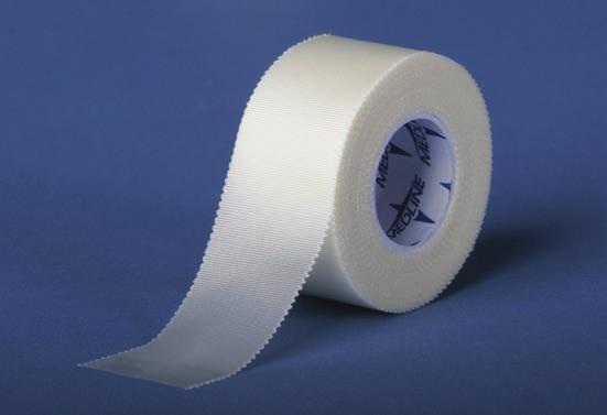 Adhesive Tapes Re-engineered for just the right adhesion NON260001 1" x 10 yds Medfix Paper Tape NON260101 1" x 10 yds Medfix Cloth Tape Paper Tape Compare to Micropore A gentle, breathable tape for