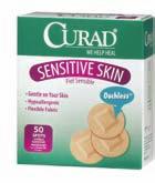 CURAD uses a skin-friendly adhesive that doesn t leave a sticky, itchy residue on the skin, so you are ensured maximum comfort as you heal. Sterile.