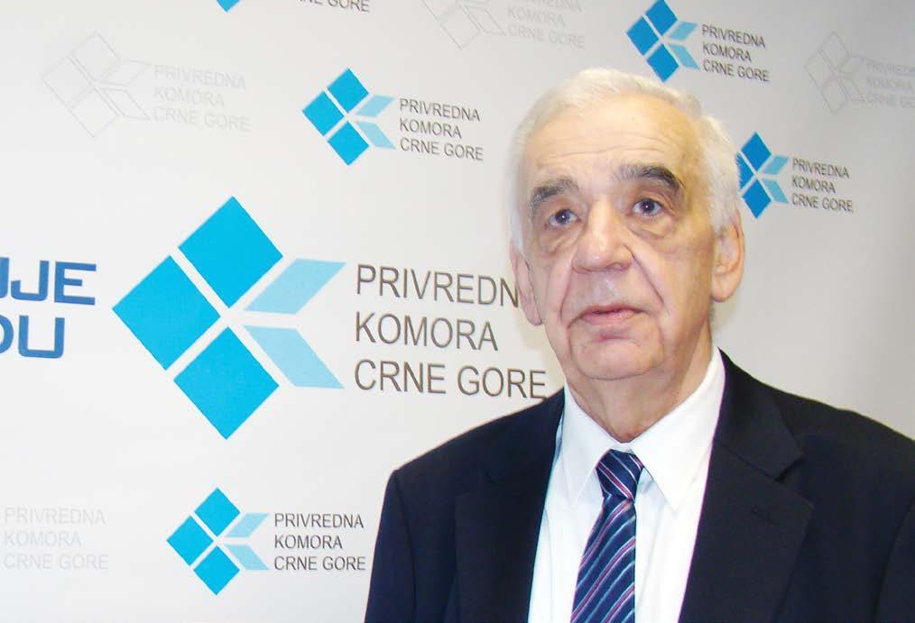 63 Djordjije Dzuverovic, distinguished Montenegrin enterpreneur Economic development to be based on real sector Strategic branches of economy which will serve to support the economic system of