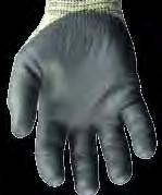The top of hand is made of FR Nomex by DuPont and will not drip or melt and is cut rated to ANSI Level 2.