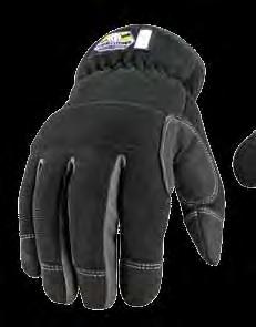 knuckle protection on top of hand > Terry cloth thumb for wiping away sweat and debris (or cold