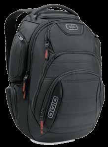 95 OGIO THROTTLE PACK External access hanging padded computer sleeve with water-resistant rain