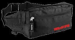95 MSR VOYAGE GEAR BAG The roomy Voyage gear bag has the capacity to handle above-average size of riding gear.