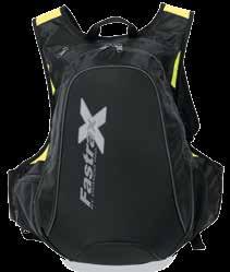 FASTRAX XTREME SERIES BACKPACK Water-resistant zippers Reinforced to help maintain shape Reflective screen