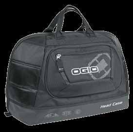 OGIO ATS GEAR BAG Molded EVA/PE protective shells Adjustable padding thickness accommodates multiple helmet types